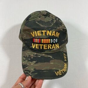 Vietnam Veteran Camo Cap Hat ROTHCO Hat NWOT camouflage Unisex Cap